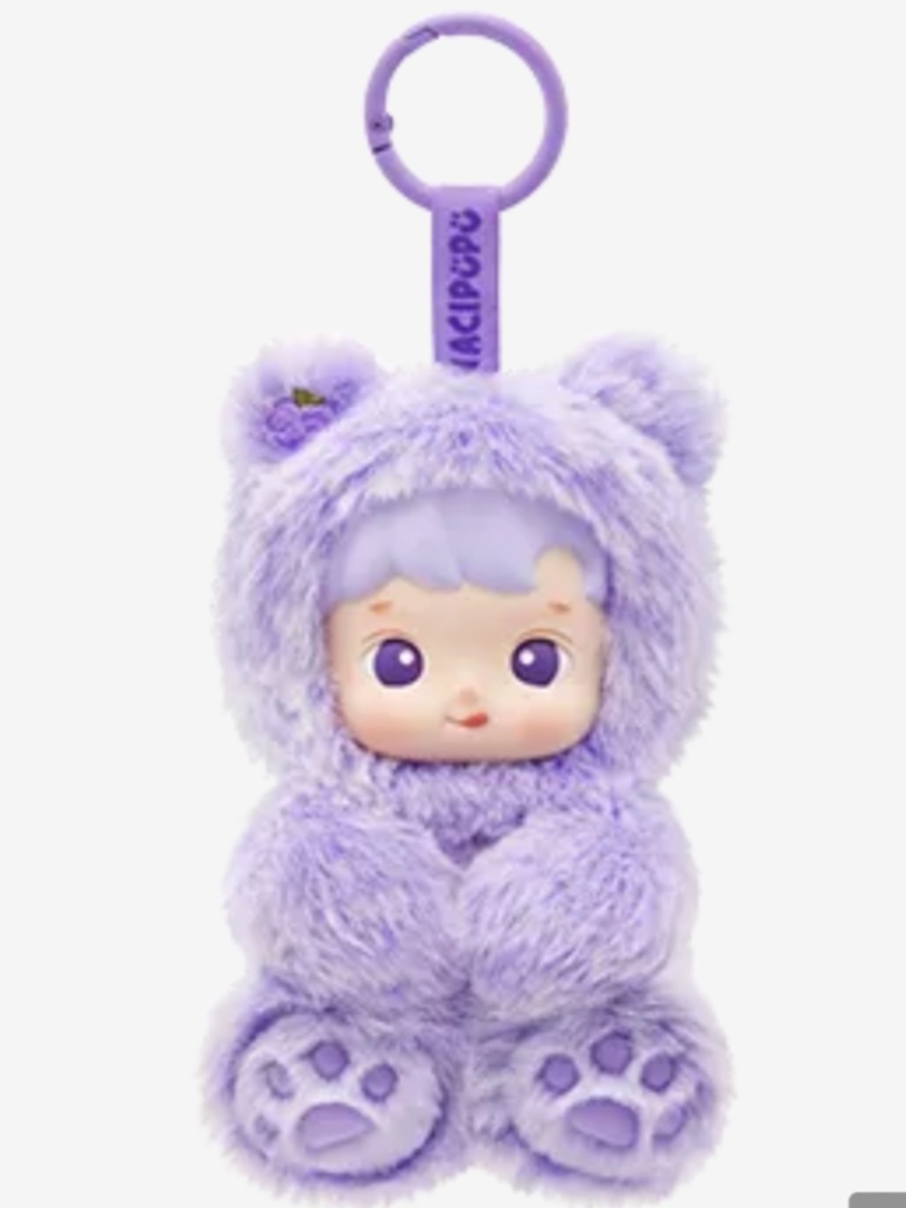 GRAPE Hacipupu Gummy Bear ~ POP MART ~ Vinyl Plush Pendant ~ Sealed Box